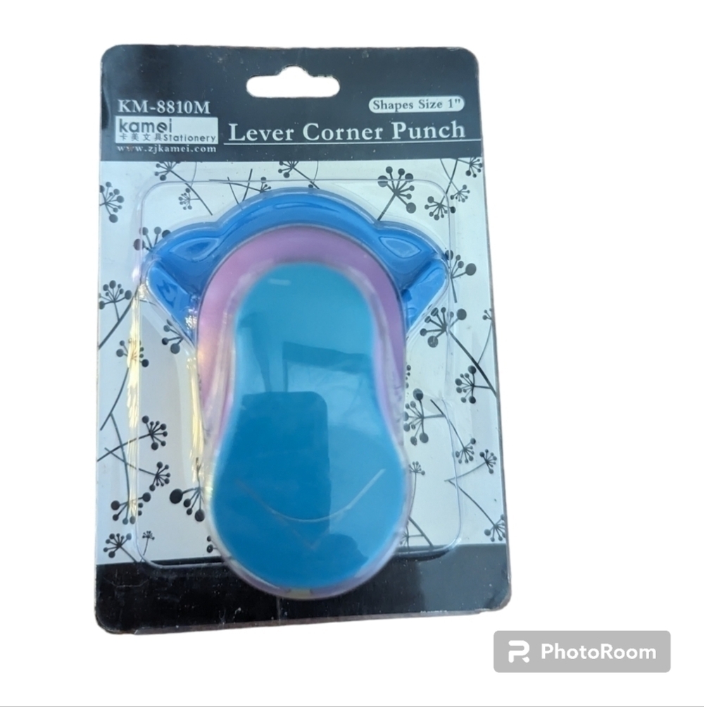 2/$15 BNWT Portable Lever Corner Punch- Shapes Size 1" For Scrapbooking/Crafts